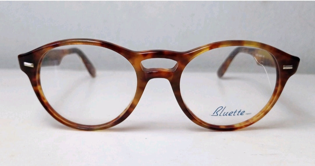 1980's BLUETTE made in France gafas geek Johnny doble puente
