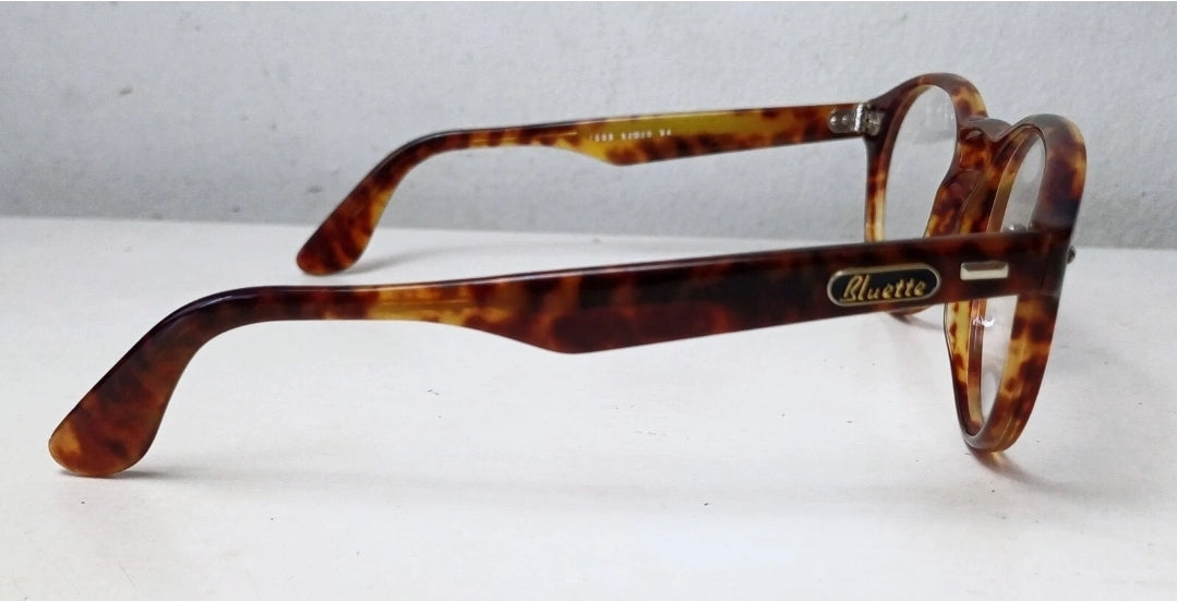 1980's BLUETTE made in France gafas geek Johnny doble puente