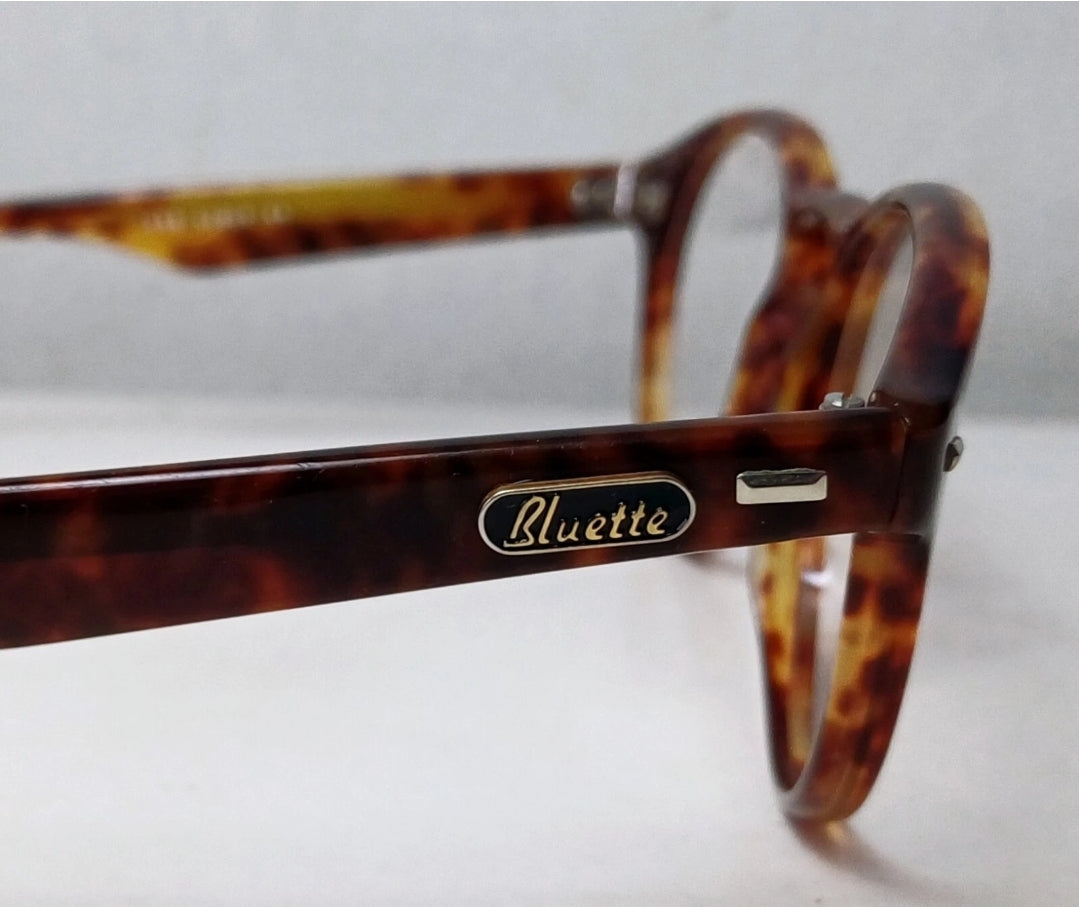 1980's BLUETTE made in France gafas geek Johnny doble puente