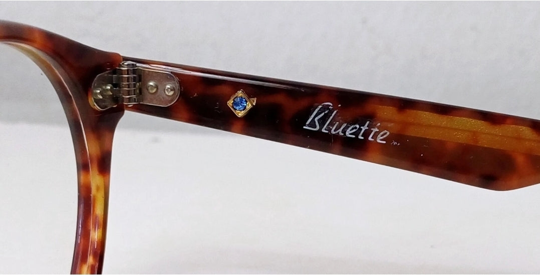 1980's BLUETTE made in France gafas geek Johnny doble puente