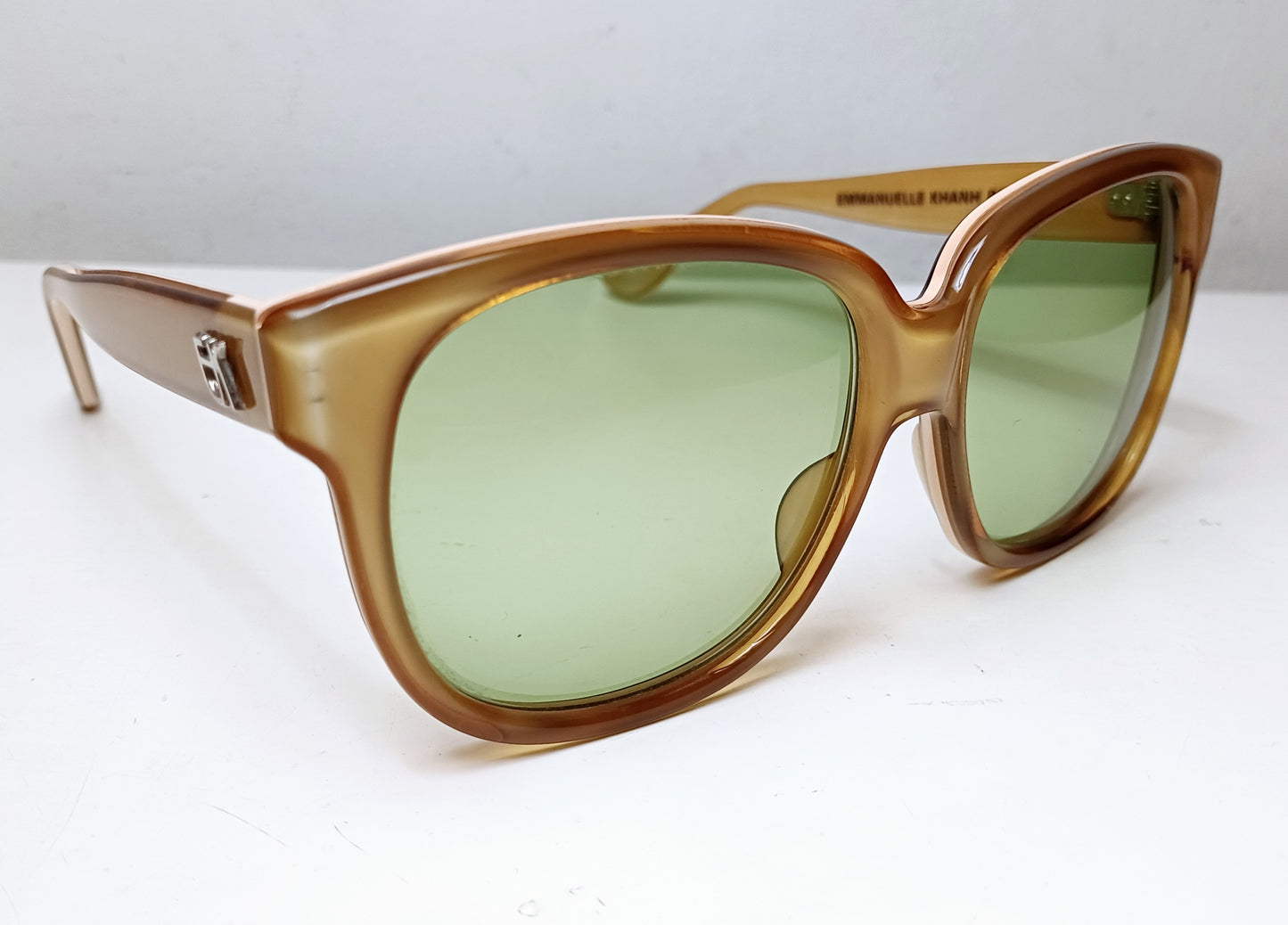 1970's EMMANUELLE KHANH sunglasses Model 8080 made in France Eyewear Classic fashion