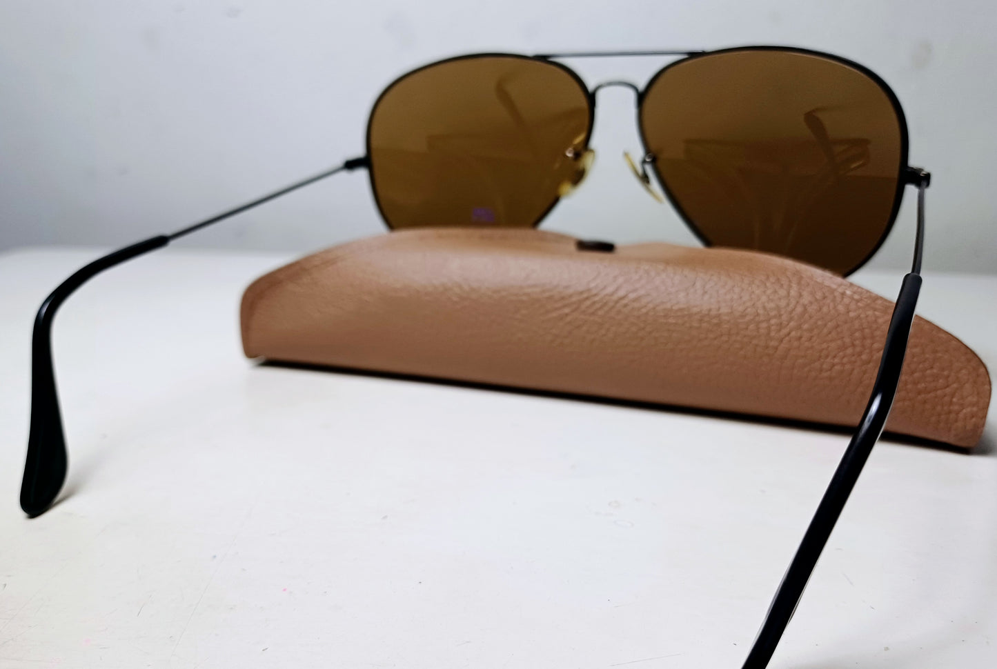 1970's RAYBAN sunglasses B&L USA PILOT black 62mm B15 Pilot Sunglasses Top Gun Rare