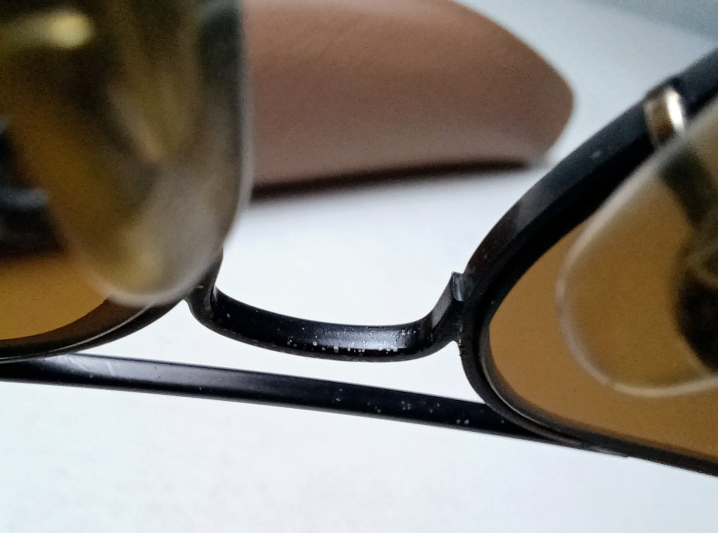 1970's RAYBAN sunglasses B&L USA PILOT black 62mm B15 Pilot Sunglasses Top Gun Rare