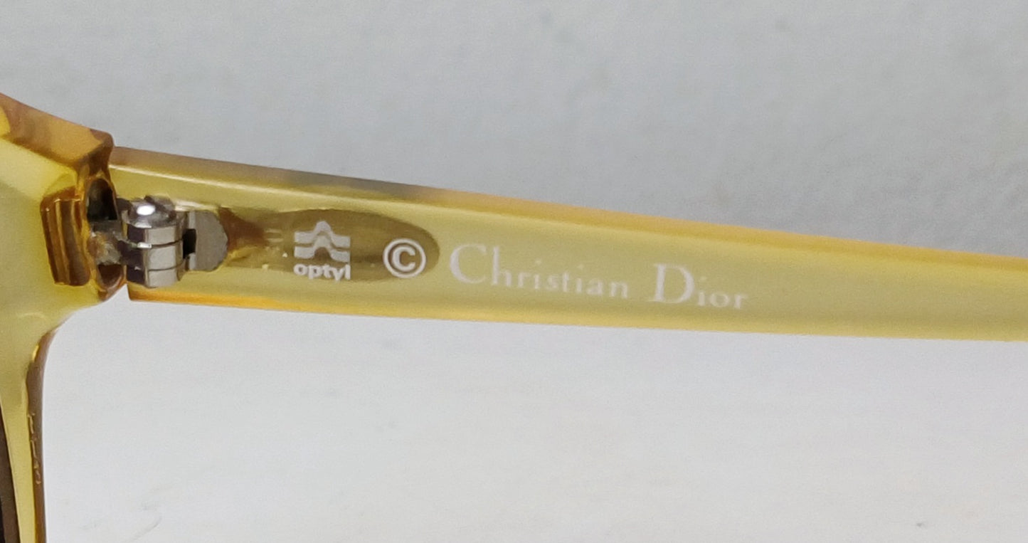 1980's Christian DIOR Sunglasses model 2160 optyl Made in Germany Fashion