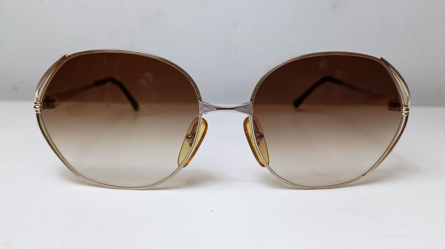 1980's Christian Dior Sunglasses Model 2302 Frame Germany Fashion Eyewear
