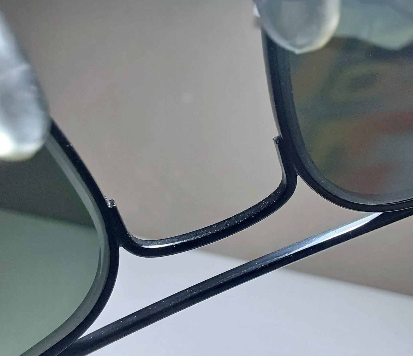 1970's RAYBAN B&L USA Model CARAVAN 58mm SUNGLASSES Col. BLACK