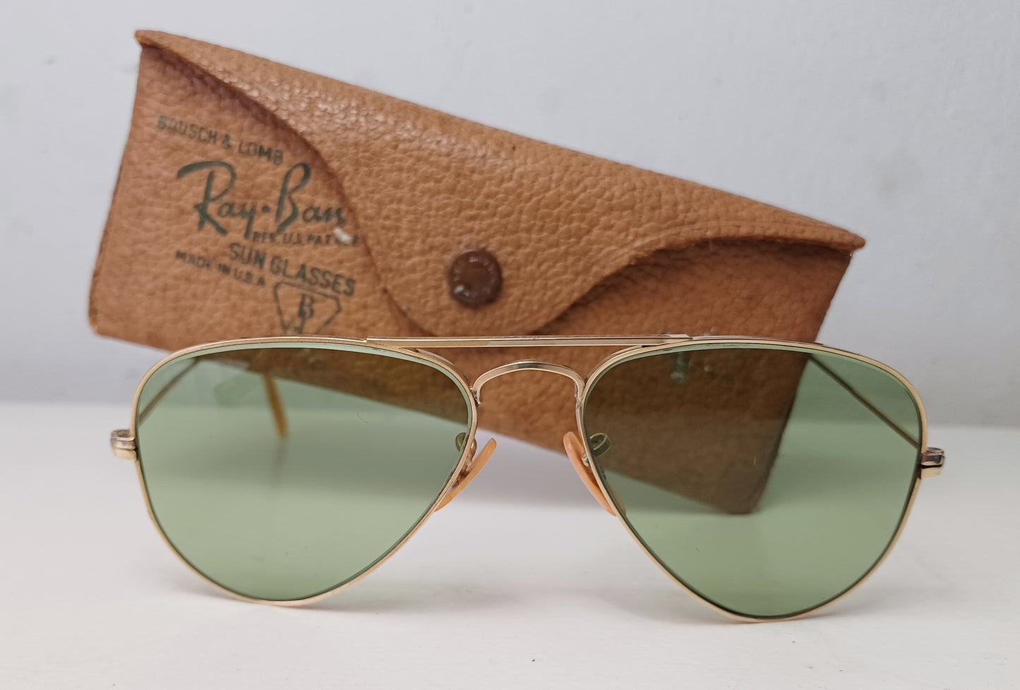 1940's RAYBAN AVIADOR B&L USA talla 1 small oro 12K GF gafas piloto