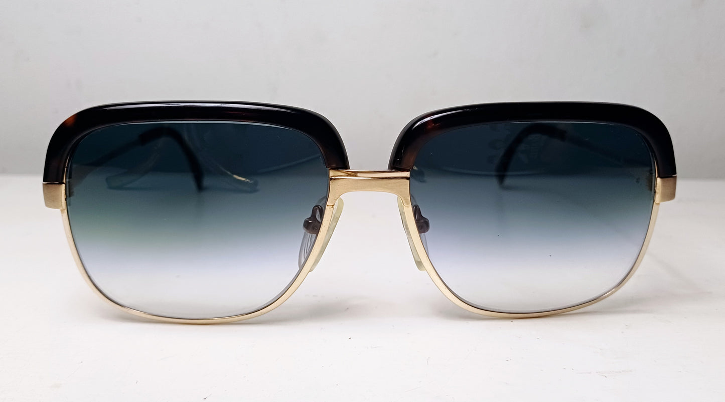 1970's O.T.O OTO Gold 14K GP made Italy model clubmaster Old School