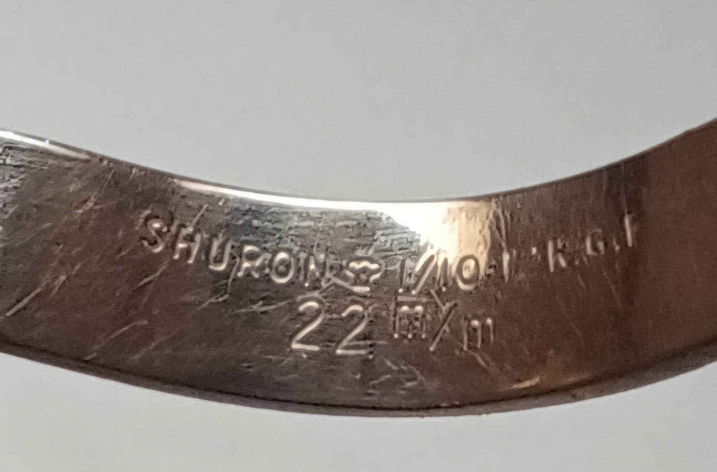 1940-50's SHURON made in USA model Ronsir Gold 12K GF clubmaster geek