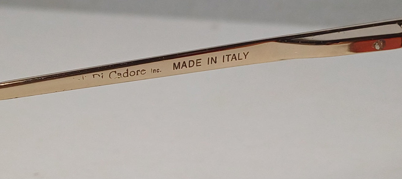 1990's DI CADORE sunglasses made in Italy pilot Eyewear