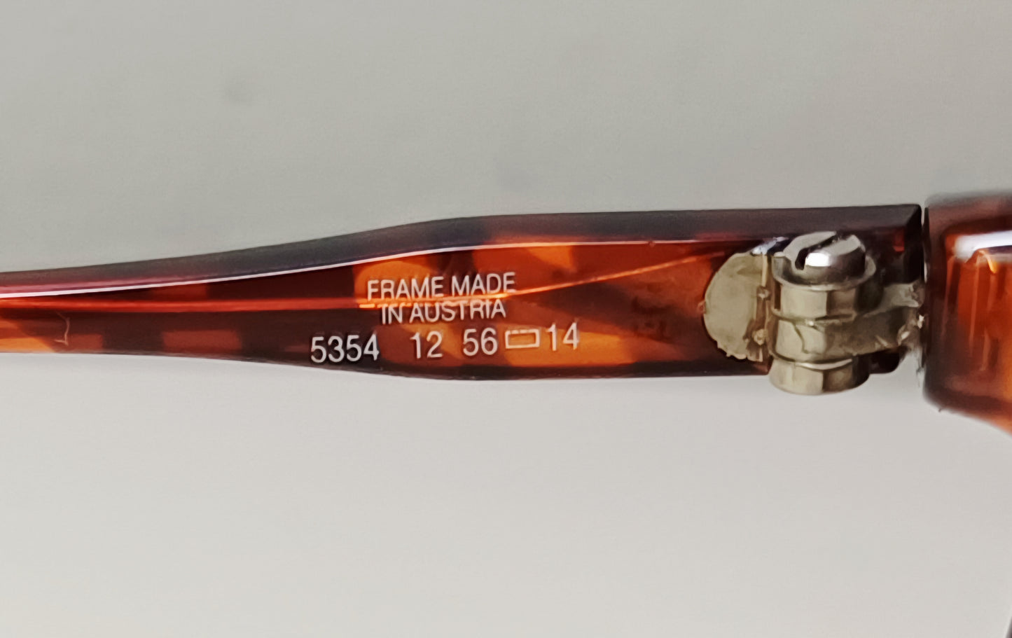 1980's CARRERA made in Austria modeo 5354 optyl oval glasses
