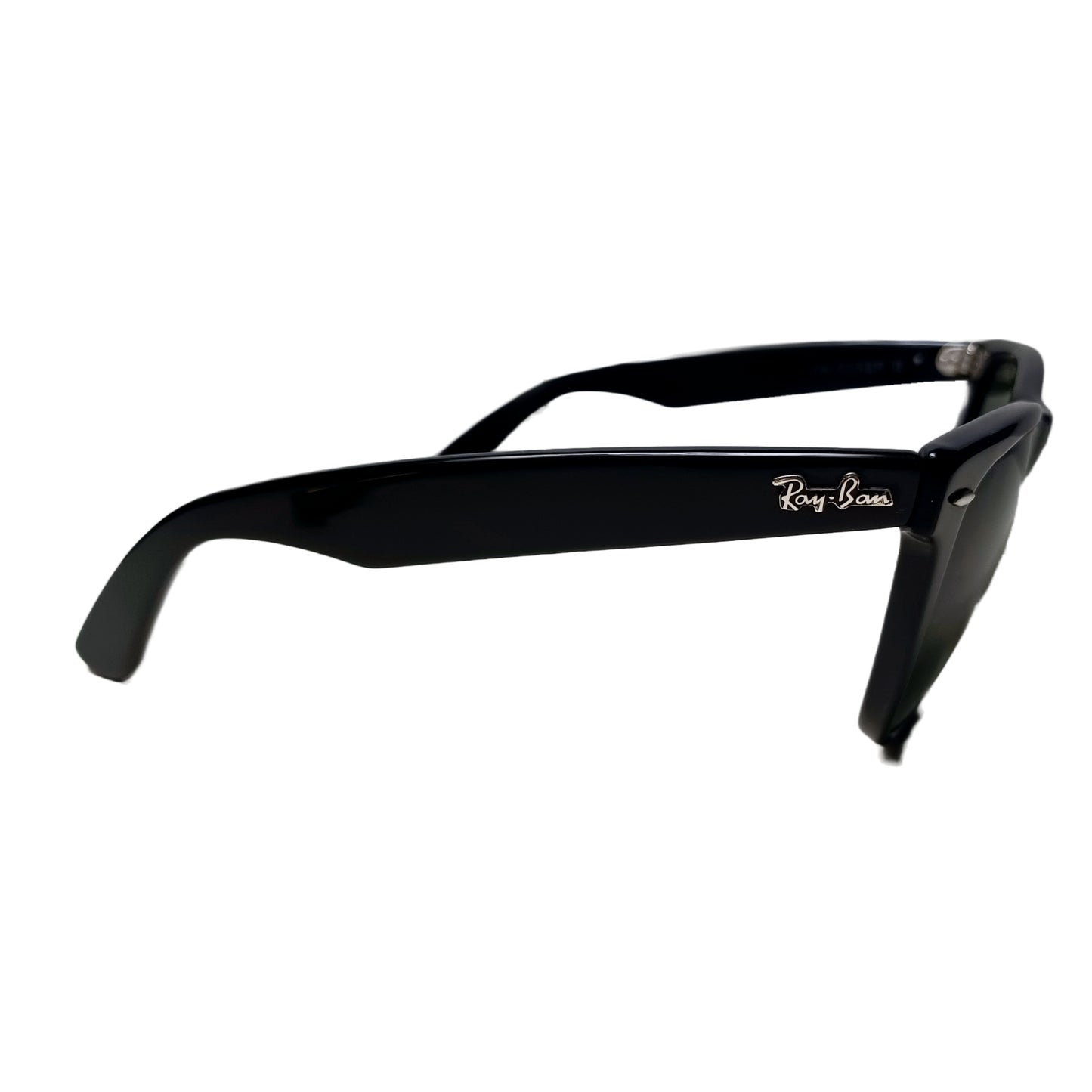 1980's RAYBAN B&L USA model Wayfarer II Acetato Black Don Johnson