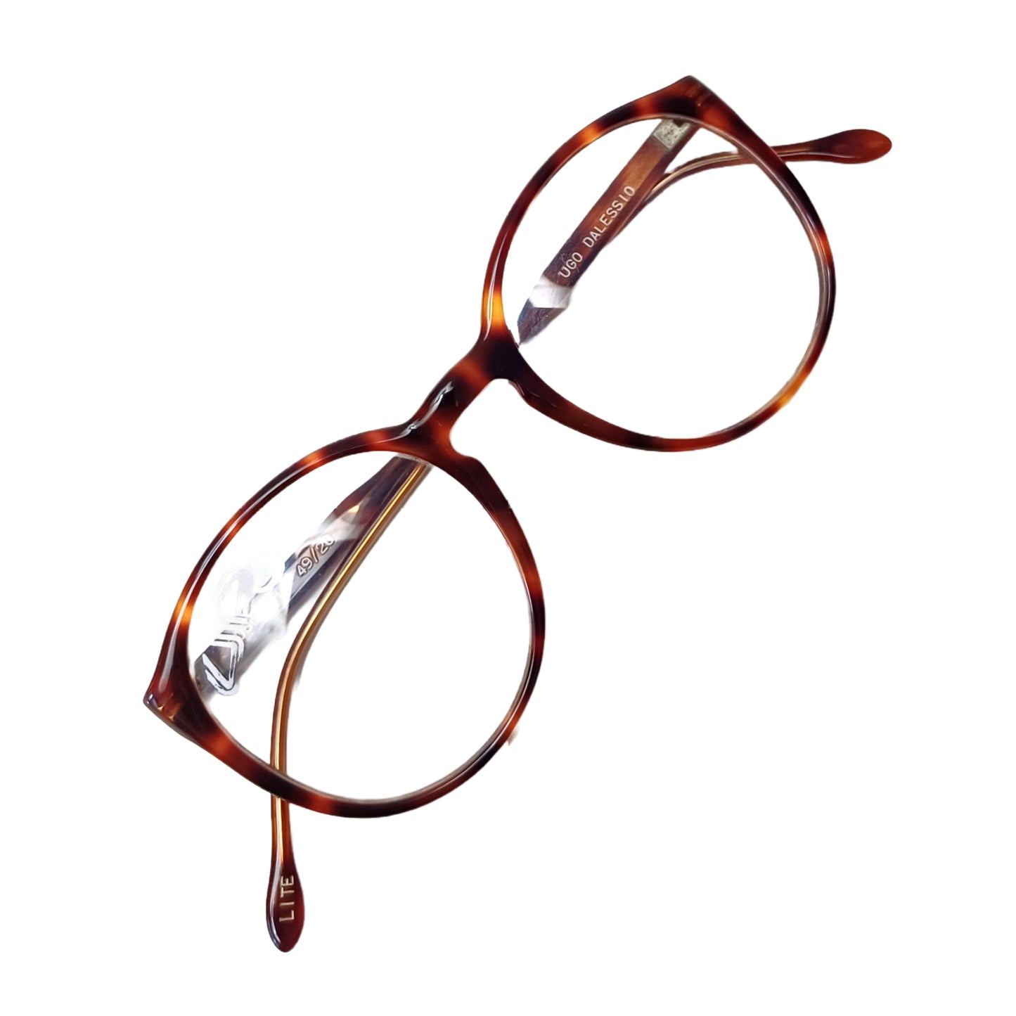 1980's UGO DALESSIO made in Italy model Oslo panto glasses Old School
