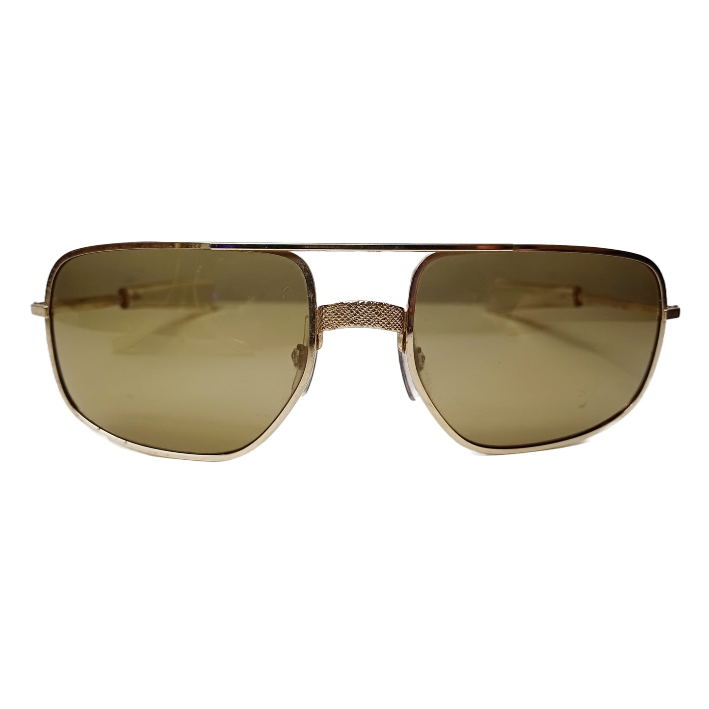 1960's COOL-RAY USA Gold Filled Aviator Sunglasses bayonet Temple