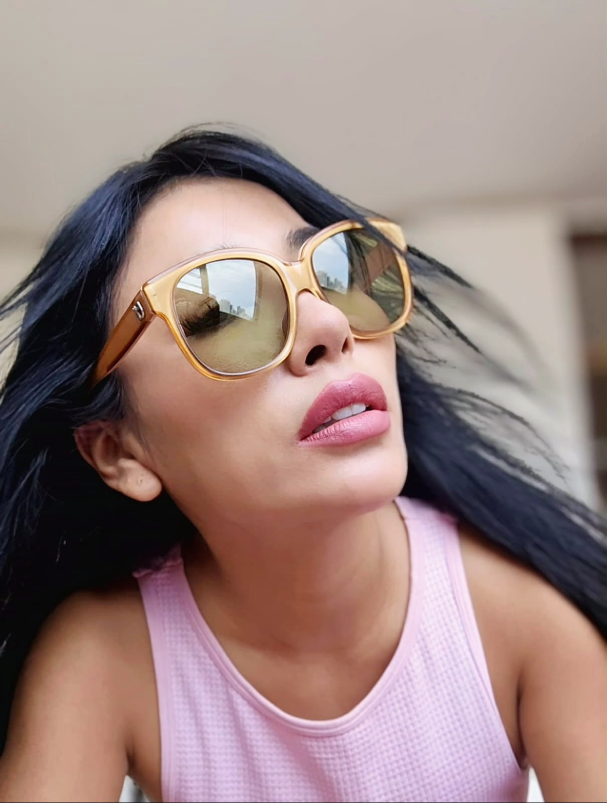 1970's EMMANUELLE KHANH sunglasses Model 8080 made in France Eyewear Classic fashion