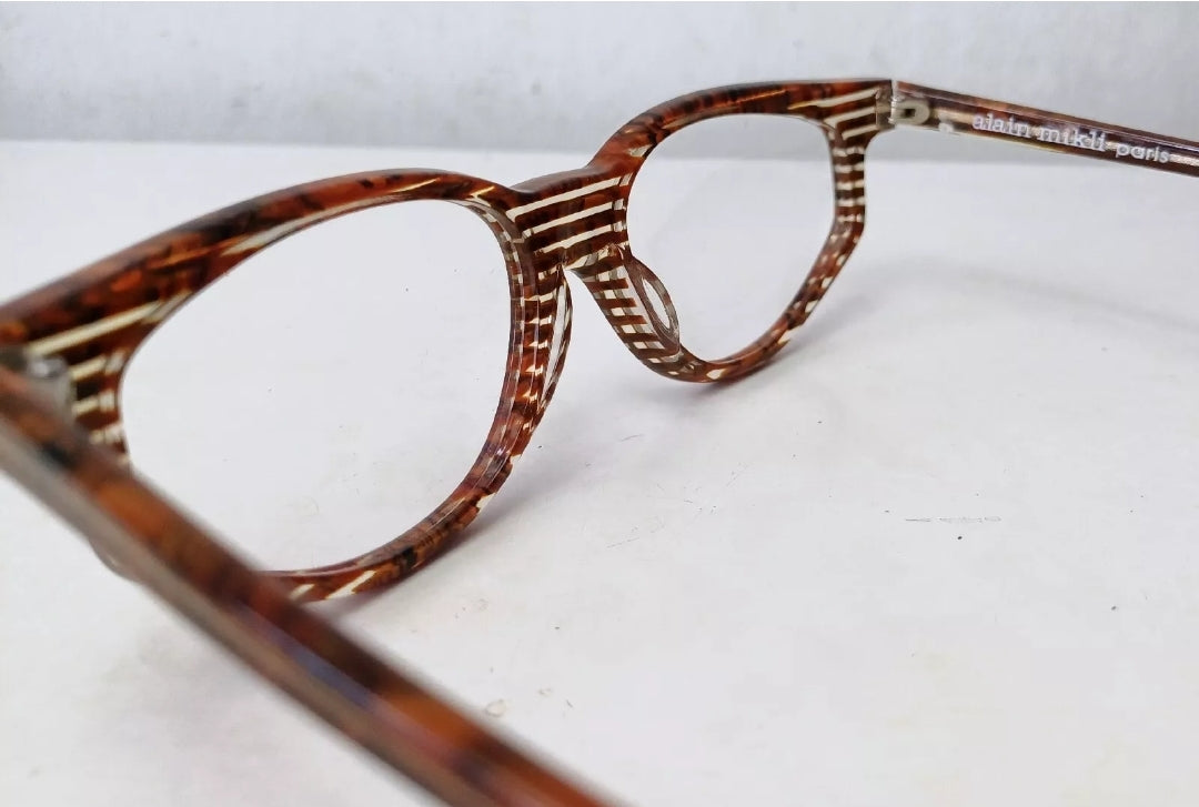 1980's ALAIN MIKLI glasses model 0185 NOS made in France rare model