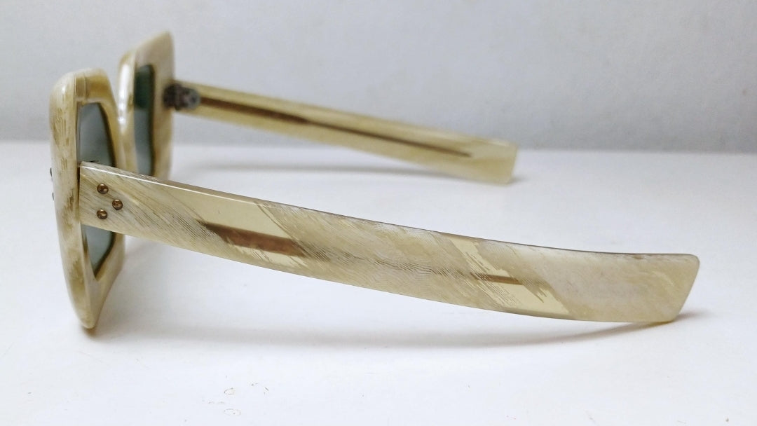 1960's MOT by Murai Optical Cat eye made in Japan FDR eyeglasses solid frame