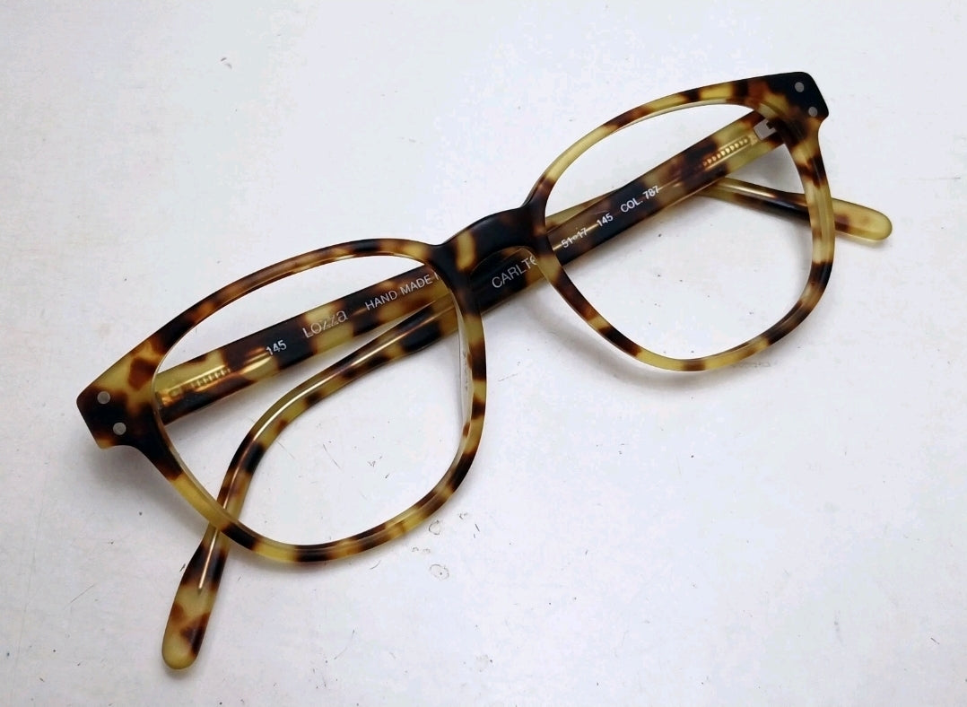 1980's LOZZA made in Italy mod. Carlton geek glasses animal print eyewear