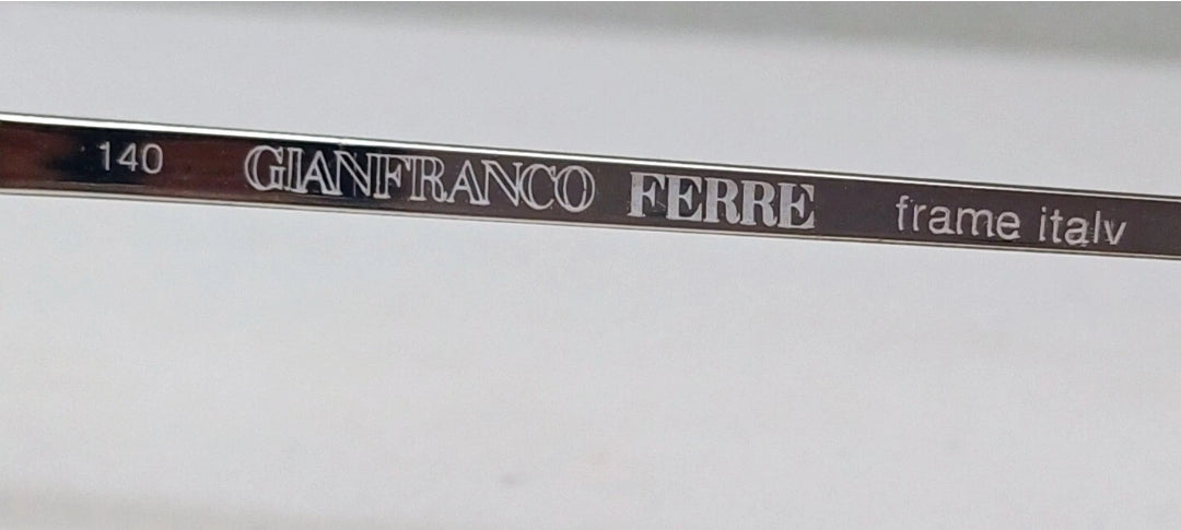 1990's GIANFRANCO FERRÉ made in Italy modelo GFF 69 John Lennon Glasses Oval
