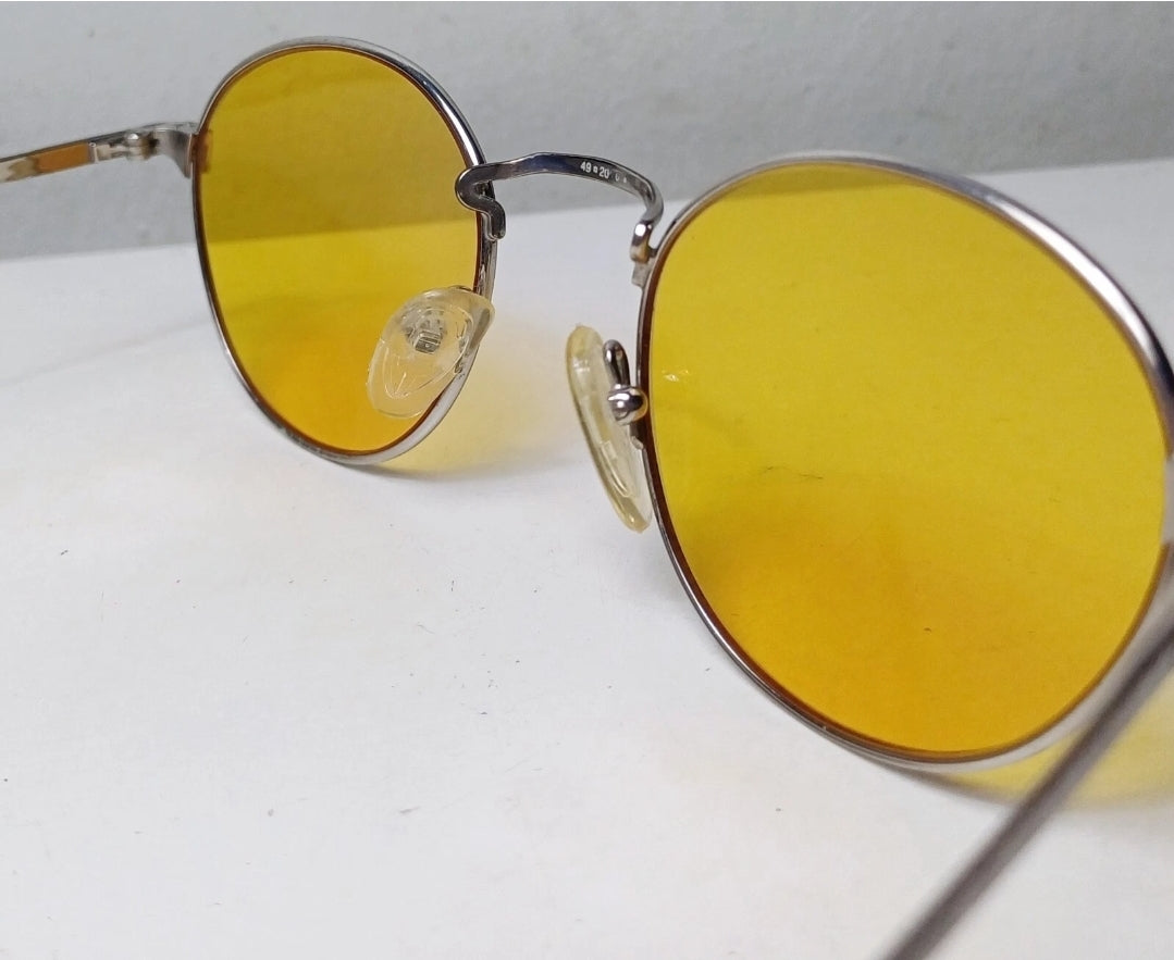 1990's GIANFRANCO FERRÉ made in Italy modelo GFF 69 John Lennon Glasses Oval