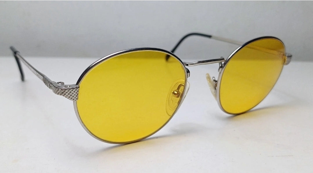 1990's GIANFRANCO FERRÉ made in Italy modelo GFF 69 John Lennon Glasses Oval