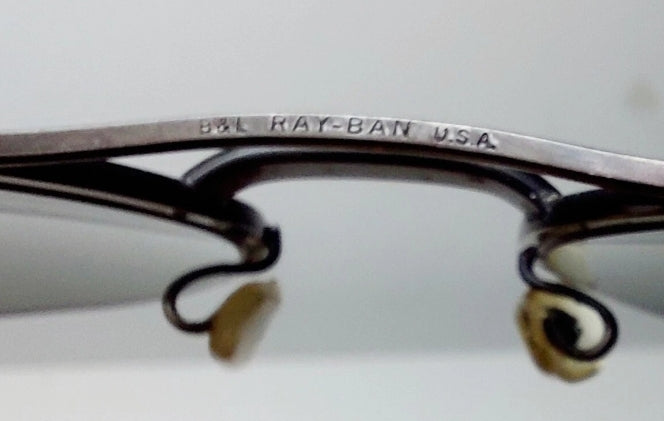 1980's RAYBAN B&L USA modelo SIGNET negro black