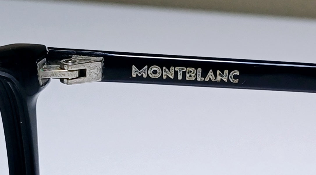 Montblanc Glasses Geek Made In Italy Model MB0012O Piano Black