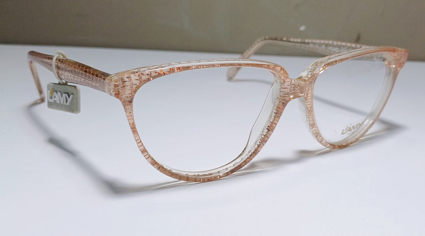 1980's  LAMY L'amy made in Italy CAT EYE glasses fashion eyewear