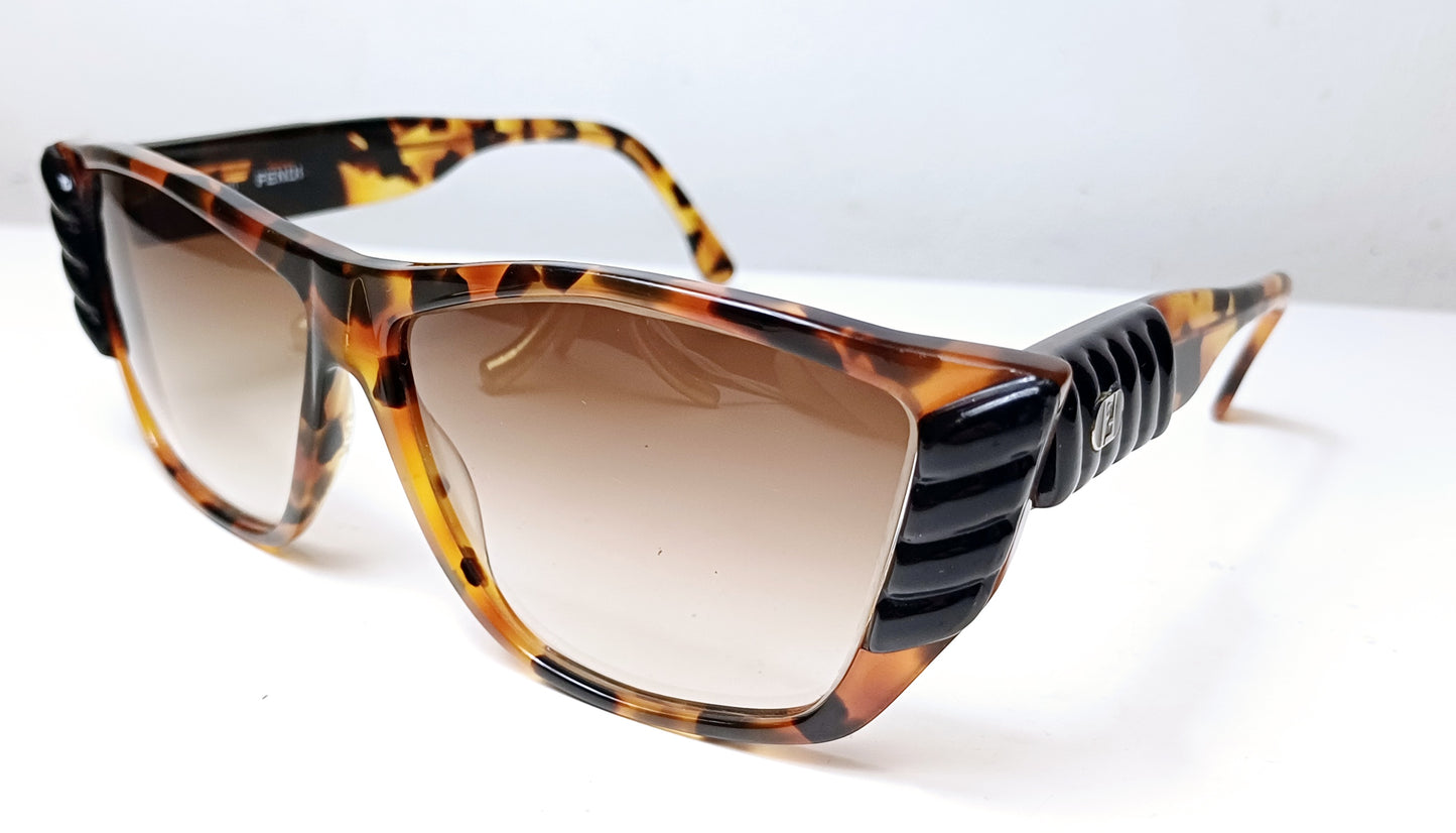 1990's FENDI sunglasses Made in Italy Model FS 133  Geek Glasses Eyewear