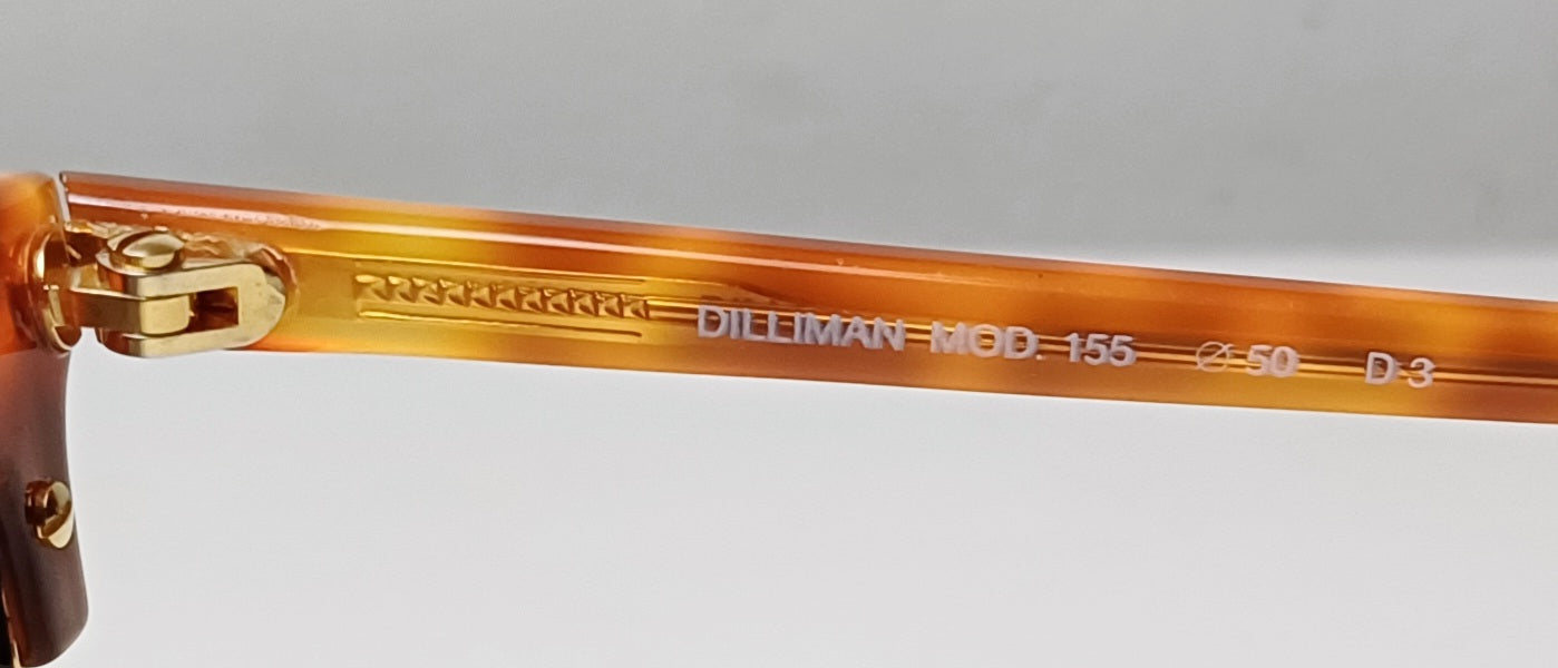 1980's DILLIMAN made in Italy model clubmaster Old School geek depp