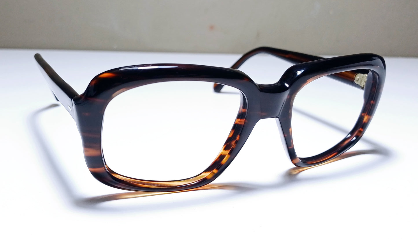 1960's PAOLO frame made in Italy 52[]20 dark tortoise old school shades