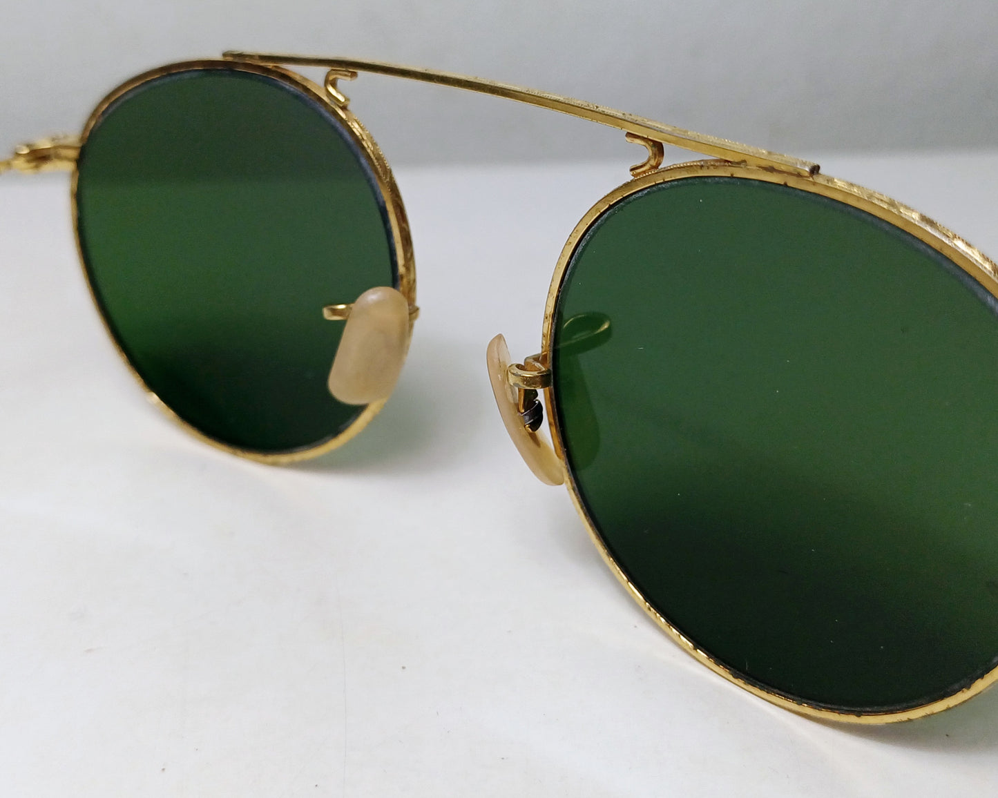 1980’s RAYBAN B&L USA W1697 CLASSIC  METALS ARISTA round Metal