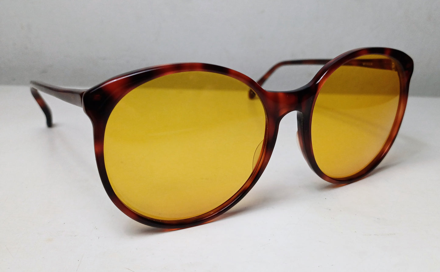 1980's RAYBAN B&L USA Mod. W0664 panto glasses / amber lens CR39 Customized