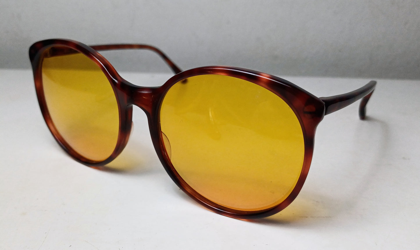 1980's RAYBAN B&L USA Mod. W0664 panto glasses / amber lens CR39 Customized