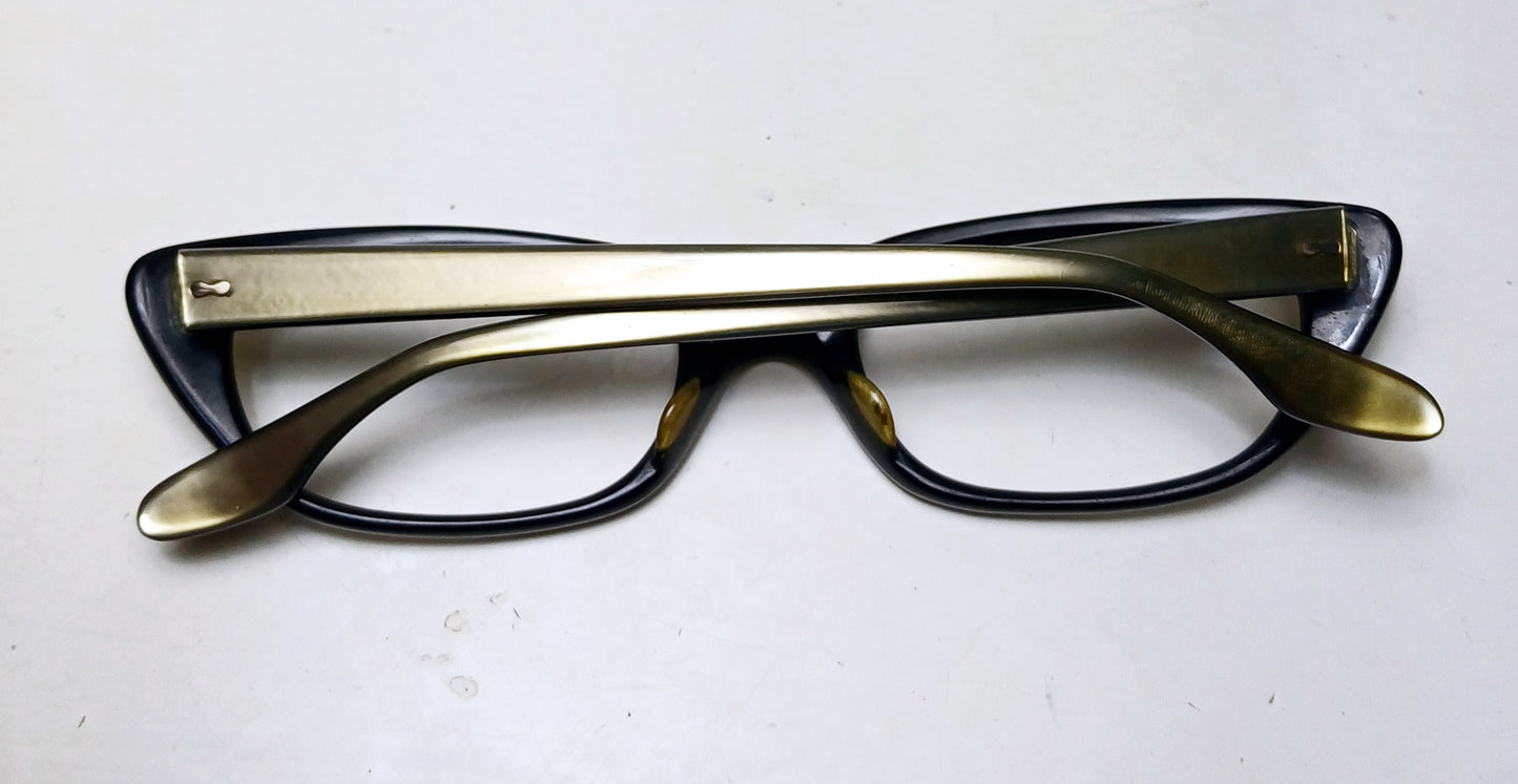 1960's INDO made in Spain Cat Eye model Elena col. gold-black