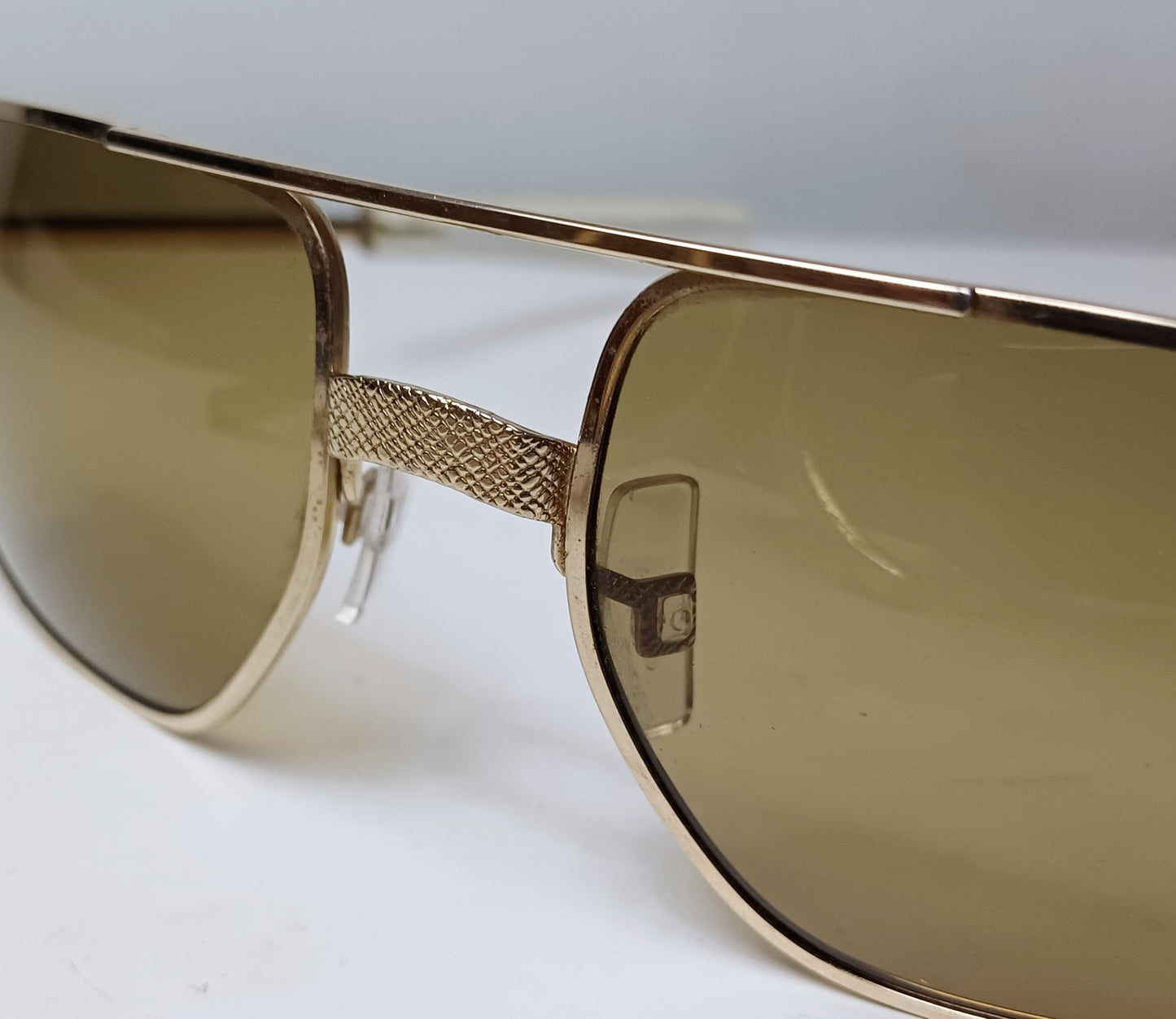 1960's COOL-RAY USA Gold Filled Aviator Sunglasses bayonet Temple