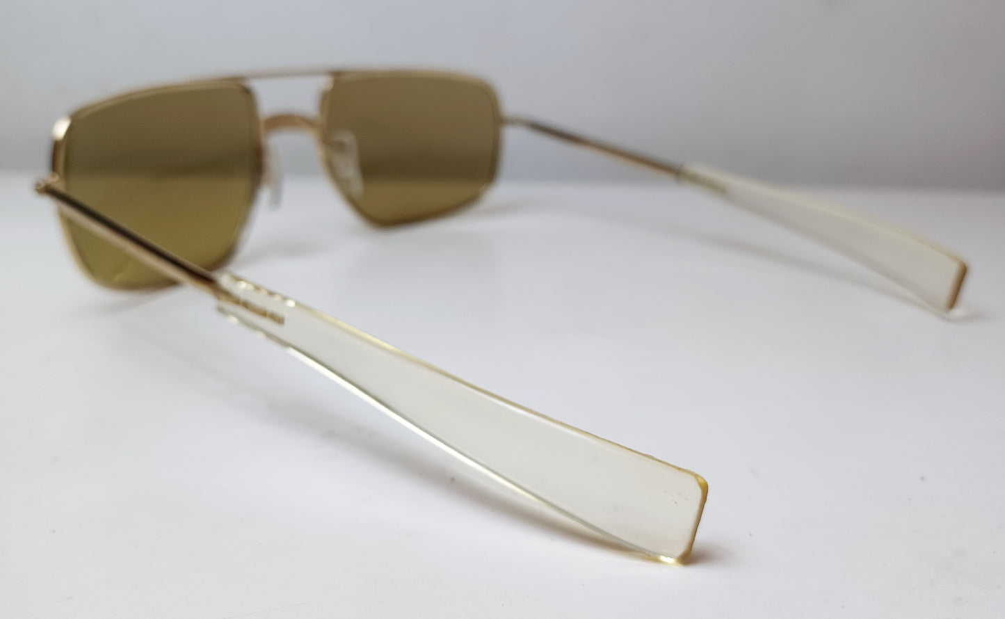 1960's COOL-RAY USA Gold Filled Aviator Sunglasses bayonet Temple