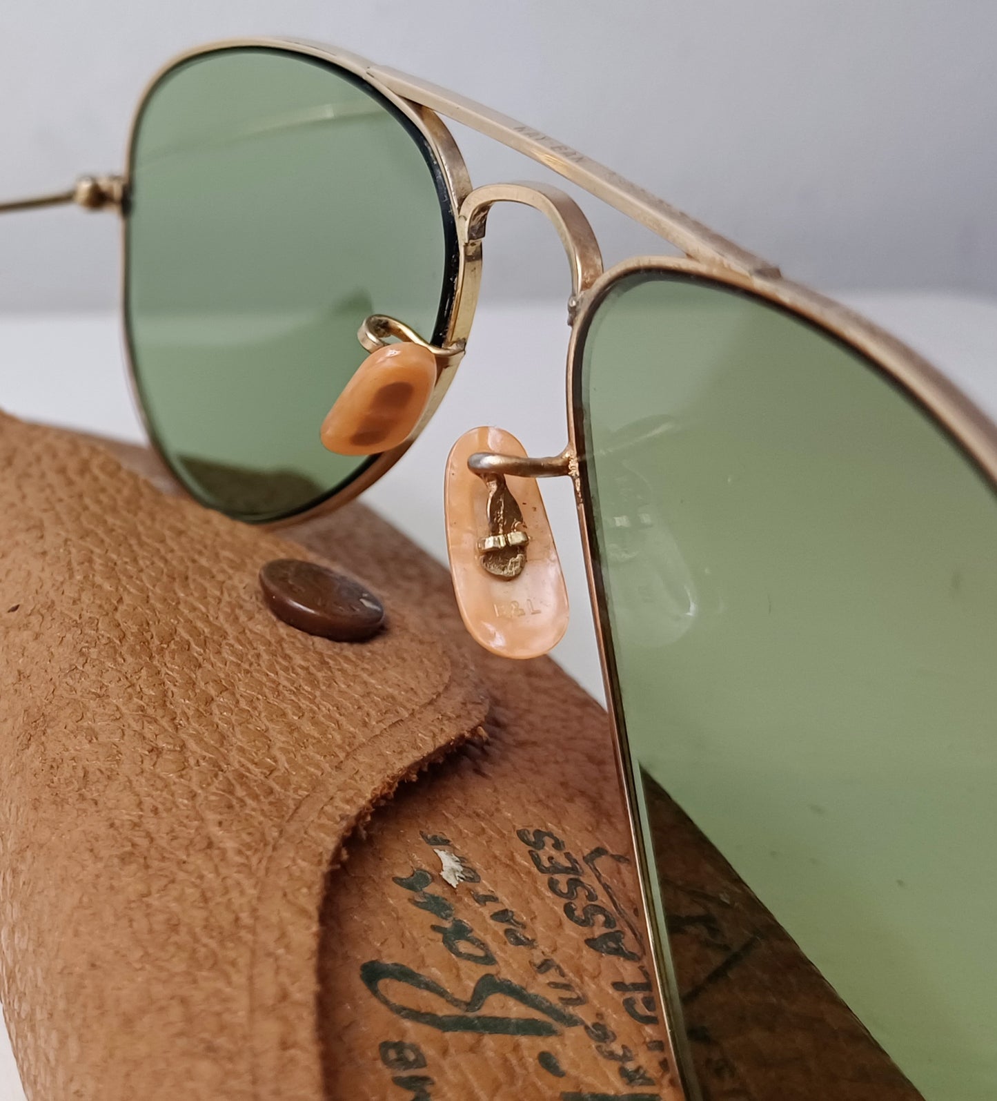 1940's RAYBAN AVIADOR B&L USA talla 1 small oro 12K GF gafas piloto