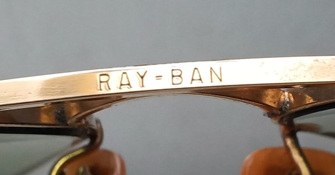 1940's RAYBAN AVIADOR B&L USA talla 1 small oro 12K GF gafas piloto