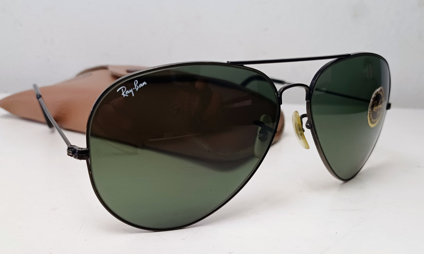 1980's RAYBAN B&L USA AVIATOR made in USA size 64mm modelo raro piloto
