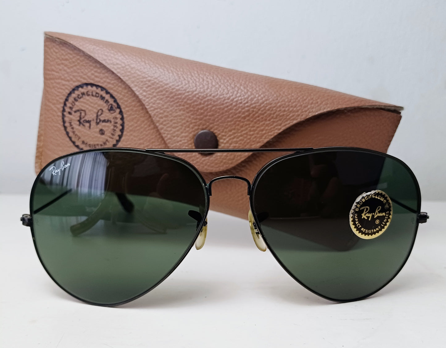 1980's RAYBAN B&L USA AVIATOR made in USA size 64mm modelo raro piloto