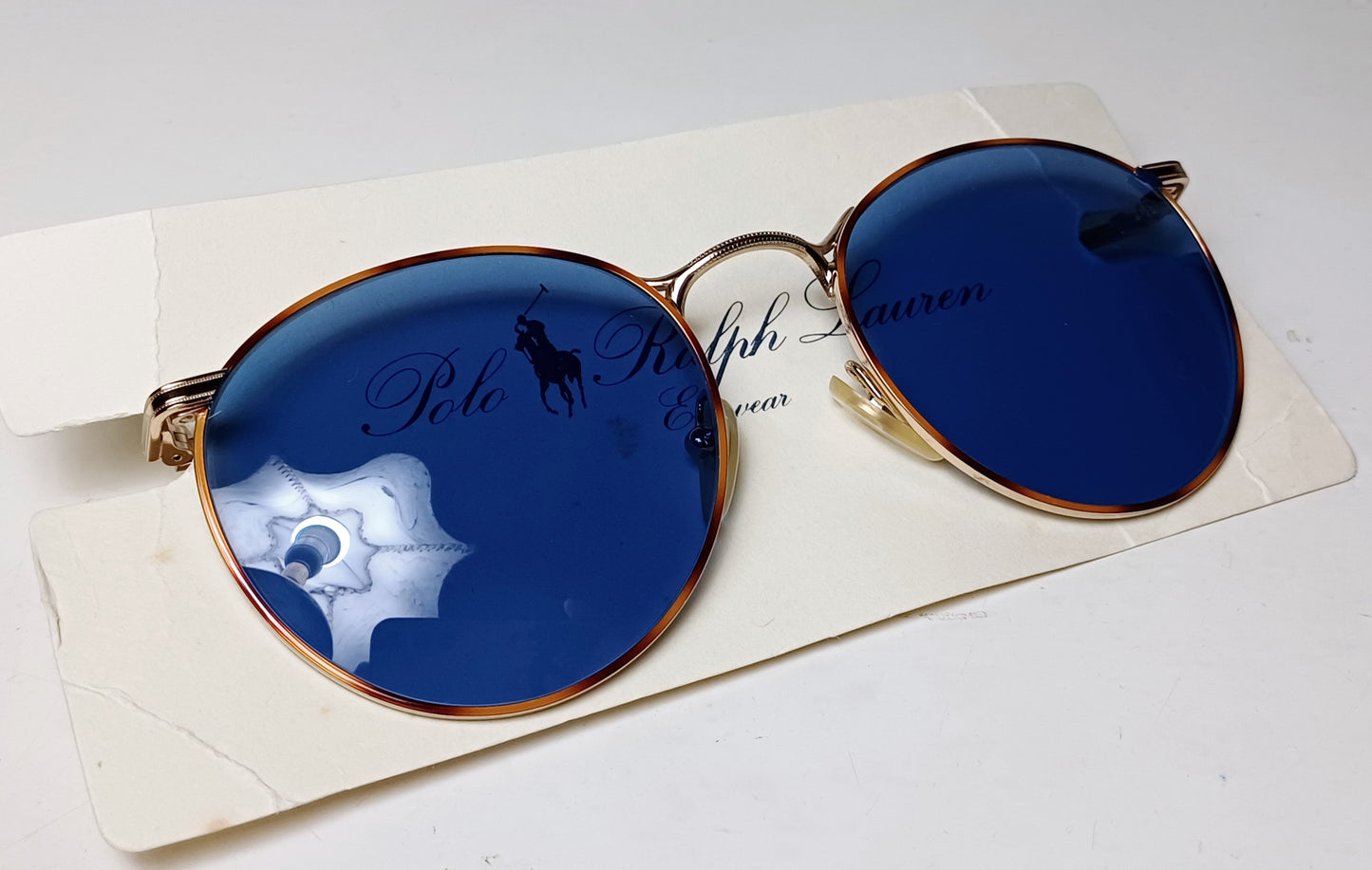 1980's POLO RALPH LAUREN Made in Italy modelo 528 panto (oval) 53[]19