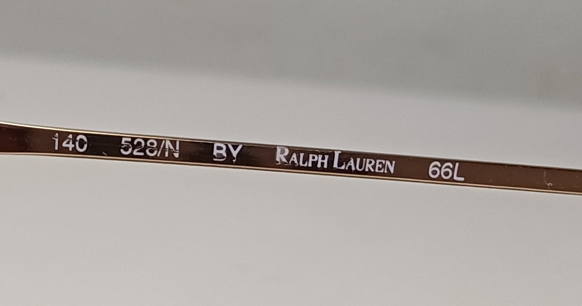 1980's POLO RALPH LAUREN Made in Italy modelo 528 panto (oval) 53[]19