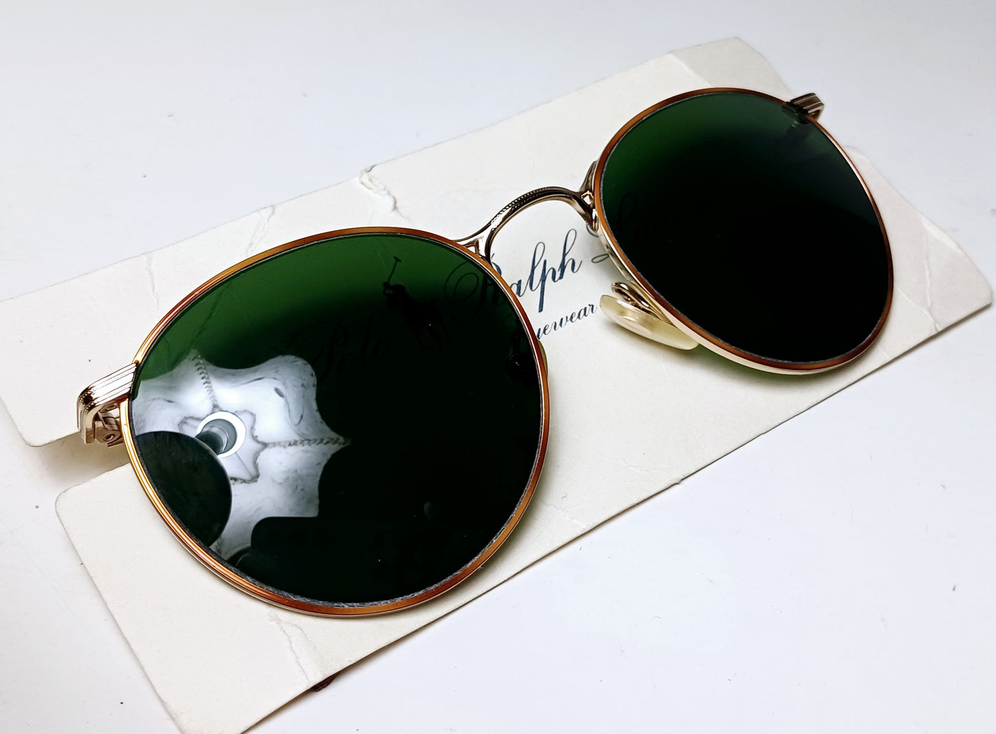1980's POLO RALPH LAUREN Made in Italy modelo 528 panto (oval) 53[]19