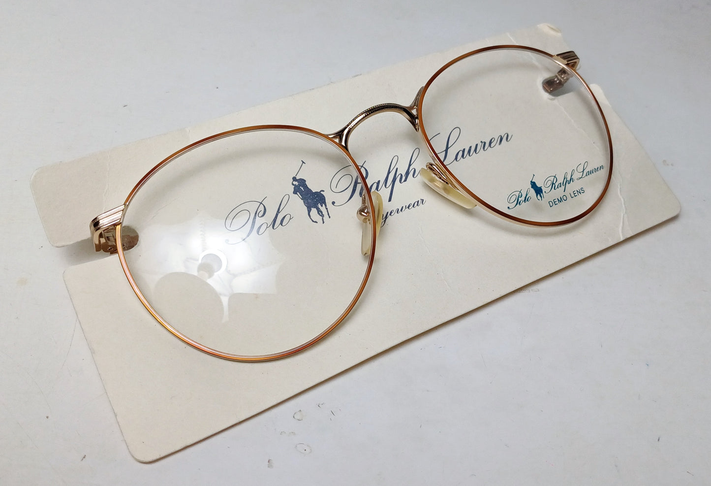 1980's POLO RALPH LAUREN Made in Italy modelo 528 panto (oval) 53[]19