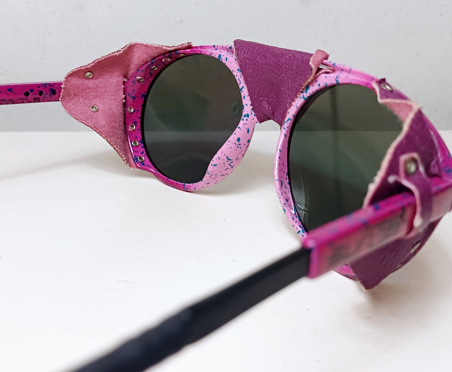 1980's SUNJET by CARRERA SUNJET sunglasses made in France leather cable temple