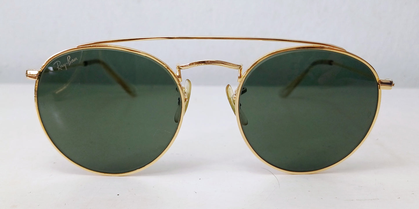 1980's RAYBAN B&L USA made in USA round metal Modelo: W1345 doble puente John lennon Sunglasses