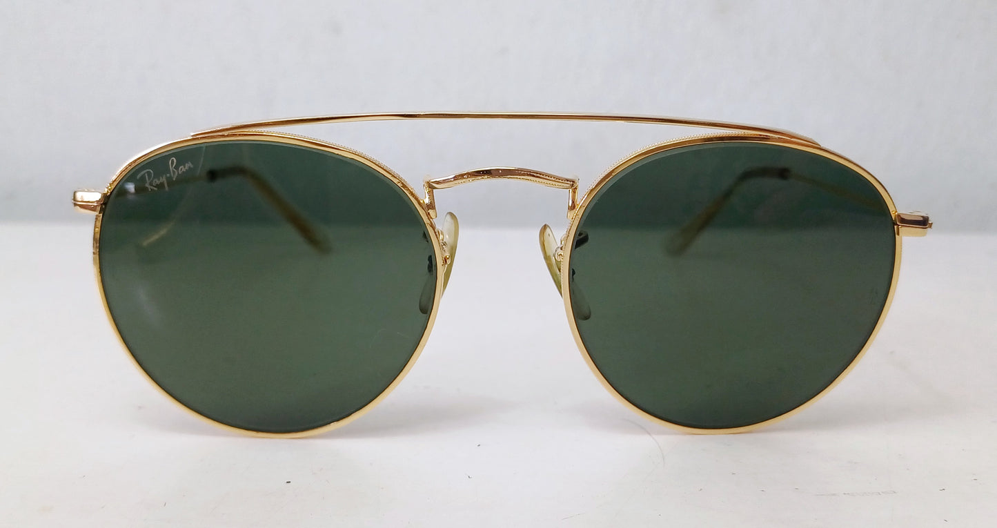 1980's RAYBAN B&L USA made in USA round metal Modelo: W1345 doble puente John lennon Sunglasses