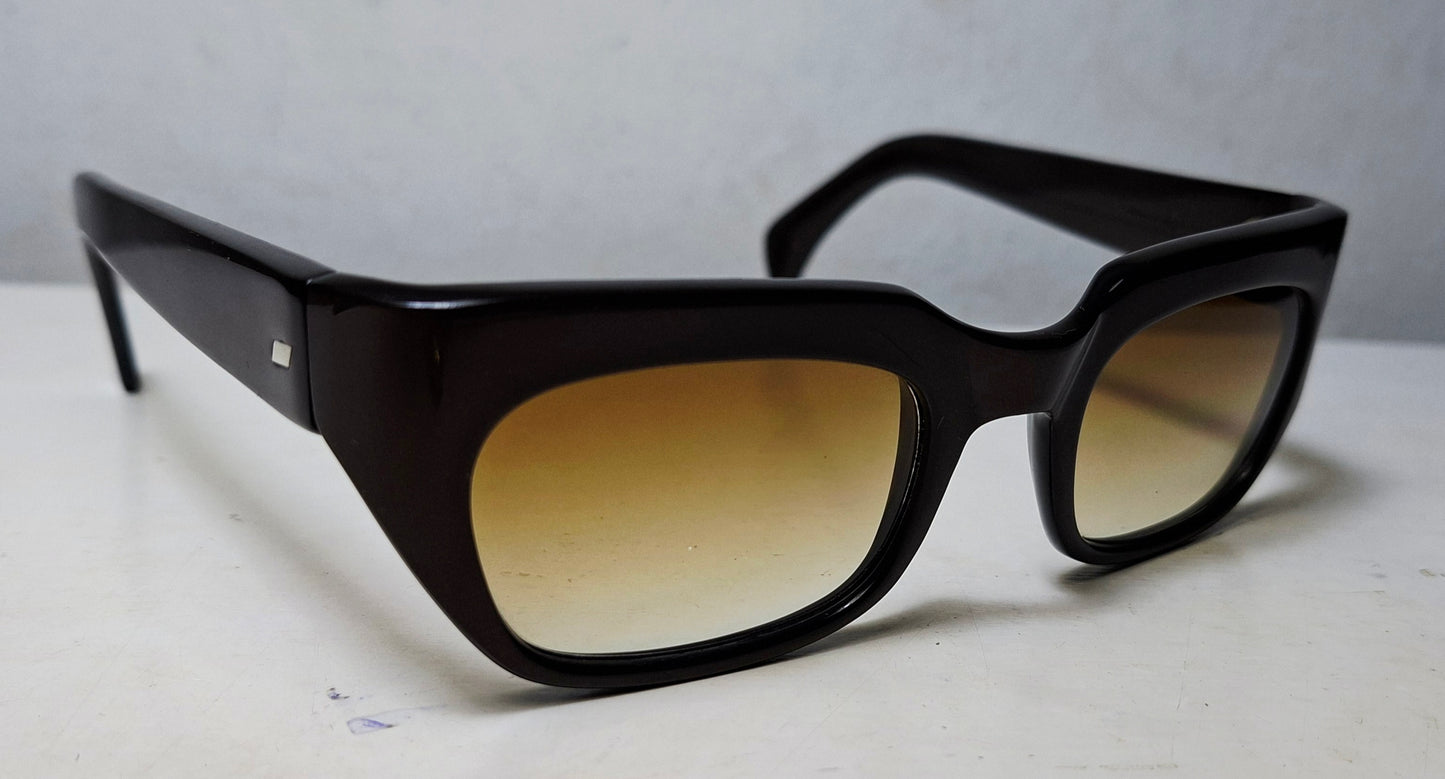 1960's FILOS made in Italy gafas geek sólidas old school