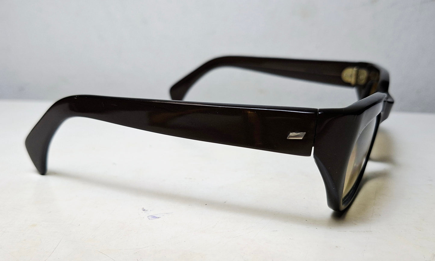 1960's FILOS made in Italy gafas geek sólidas old school